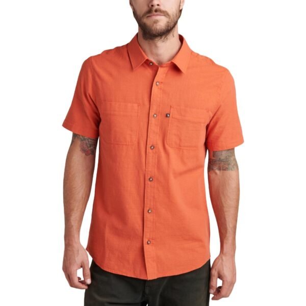 Junk Food Mens Hughes Cotton Short Sleeves Button-Down Shirt