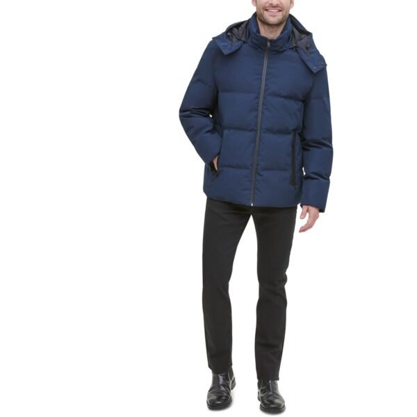 Cole Haan Mens Hooded Warm Puffer Jacket - Image 3