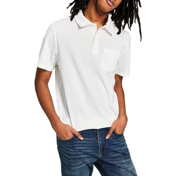 And Now This Mens Collar Short Sleeve Polo - Image 2