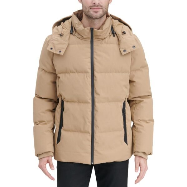 Cole Haan Mens Hooded Warm Puffer Jacket - Image 2