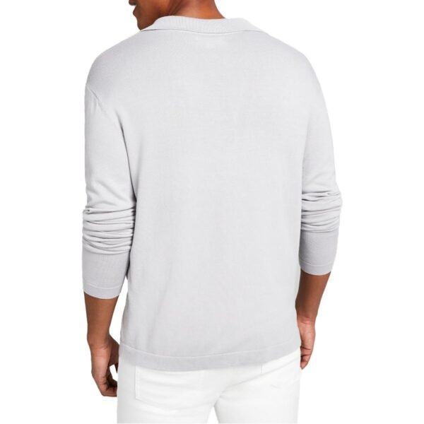 And Now This Mens Split Neck Long Sleeve Henley Shirt - Image 3