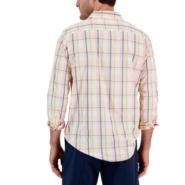 Club Room Mens Woven Classic Fit Button-Down Shirt - Image 2