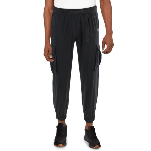 Puma Mens Woven Mid Rise Cargo Pants - Image 2