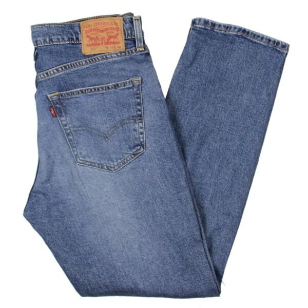 Levi Strauss & Co. Mens 511 Denim Distressed Slim Jeans - Image 4