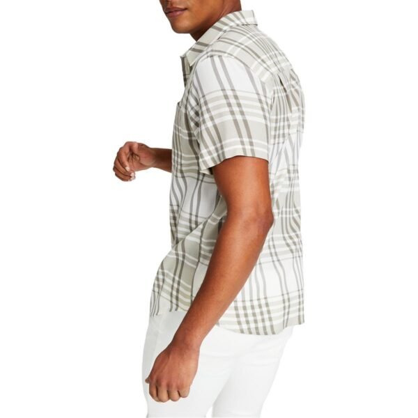 And Now This Mens Plaid Woven Button-Down Shirt - Image 3