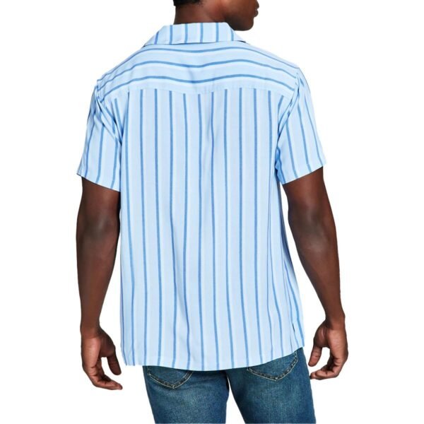 And Now This Mens Woven Striped Button-Down Shirt - Image 5